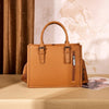 Wrangler Womens Braided Tote Bag Brown - WG336-8120SBR