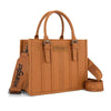 Wrangler Womens Braided Tote Bag Brown - WG336-8120SBR