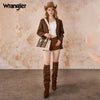 Wrangler Womens Braided Tote Bag Coffee/Beige - WG336-8120SCF-BG