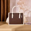 Wrangler Womens Braided Tote Bag Coffee/Beige - WG336-8120SCF-BG