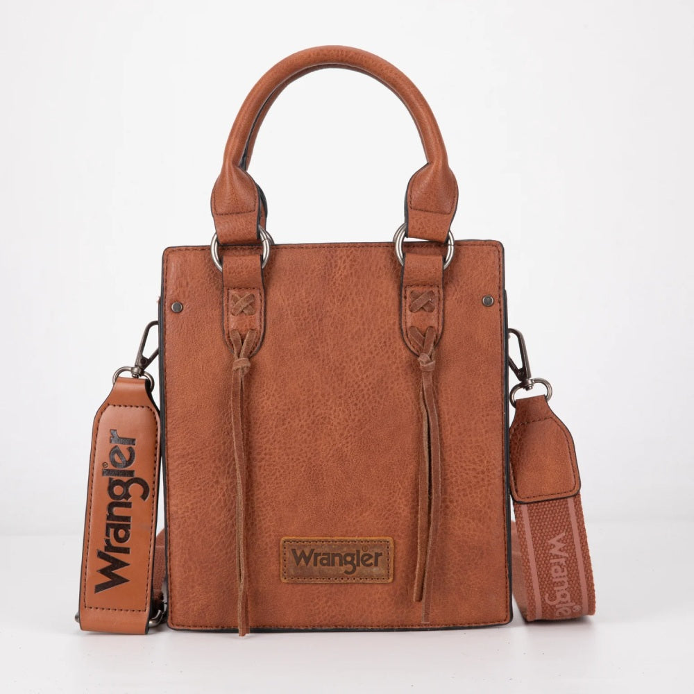 Wrangler Womens Brown Mini Tote/Crossbody