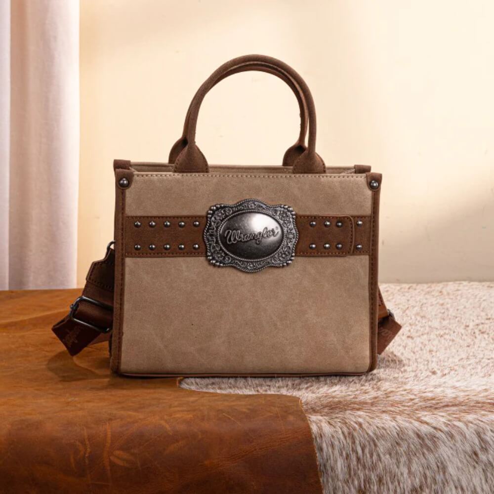 Wrangler Womens Buckle Tote/Crossbody