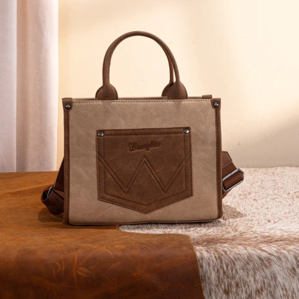 Wrangler Womens Buckle Tote/Crossbody