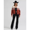 Wrangler Womens Checotah Bomber Jacket Cream Slice - 112382791