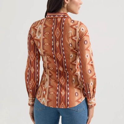 Wrangler Womens Checotah Classic Western Shirt