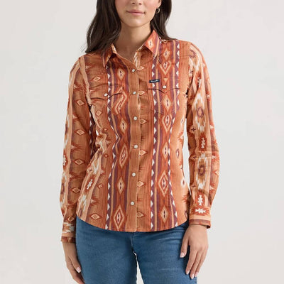 Wrangler Womens Checotah Classic Western Shirt