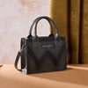 Wrangler Womens Chevron Stitch Tote Crossbody Bag Black - WG480-518BK