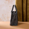 Wrangler Womens Chevron Stitch Tote Crossbody Bag Black - WG480-518BK
