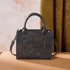 Wrangler Womens Chevron Stitch Tote Crossbody Bag Black - WG480-518BK