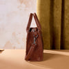 Wrangler Womens Chevron Stitch Tote Crossbody Bag Brown - WG480-518BR