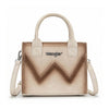 Wrangler Womens Chevron Stitch Tote Crossbody Bag Tan - WG480-518TN
