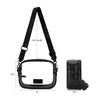 Wrangler Womens Clear Crossbody Bag/Stadium Bag Black - WG229-603BK
