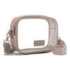 Wrangler Womens Clear Crossbody Bag/Stadium Bag Nude - WG229-603ND