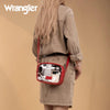 Wrangler Womens Clear Crossbody Bag/Stadium Bag Red - WG229-603RD