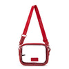 Wrangler Womens Clear Crossbody Bag/Stadium Bag Red - WG229-603RD