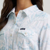 Wrangler Womens Country Toile Western Slim Snap Shirt - 112375191