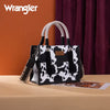 Wrangler Womens Cow Print Tote/Crossbody Black - WG386-8120SBK