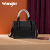 Wrangler Womens Cow Print Tote/Crossbody Black - WG386-8120SBK