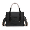 Wrangler Womens Cow Print Tote/Crossbody Black - WG386-8120SBK