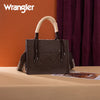 Wrangler Womens Cow Print Tote/Crossbody Coffee - WG386-8120SCF