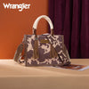 Wrangler Womens Cow Print Tote/Crossbody Light Coffee- WG386-8120SLCF