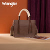 Wrangler Womens Cow Print Tote/Crossbody Light Coffee- WG386-8120SLCF