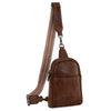 Wrangler Womens Dark Brown Sling Bag