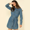 Wrangler Womens Denim Western Dress - 10LWD708D