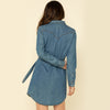 Wrangler Womens Denim Western Dress - 10LWD708D
