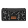 Wrangler Womens Embroidered Bi-Fold Wallet Black - WG145-212BK