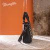 Wrangler Womens Embroidered Swirl Mini Satchel/ Crossbody Black - WG337-2003BK