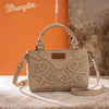 Wrangler Womens Embroidered Swirl Mini Satchel/ Crossbody Tan - WG337-2003TN