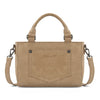 Wrangler Womens Embroidered Swirl Mini Satchel/ Crossbody Tan - WG337-2003TN