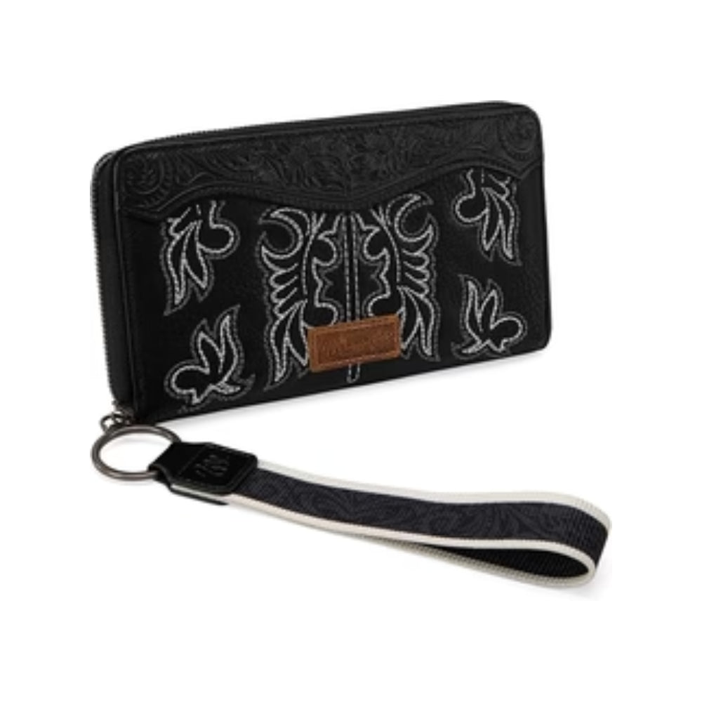 Wrangler Womens Embroidered Wallet/Wristlet