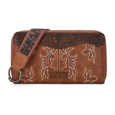 Wrangler Womens Embroidered Wallet/Wristlet