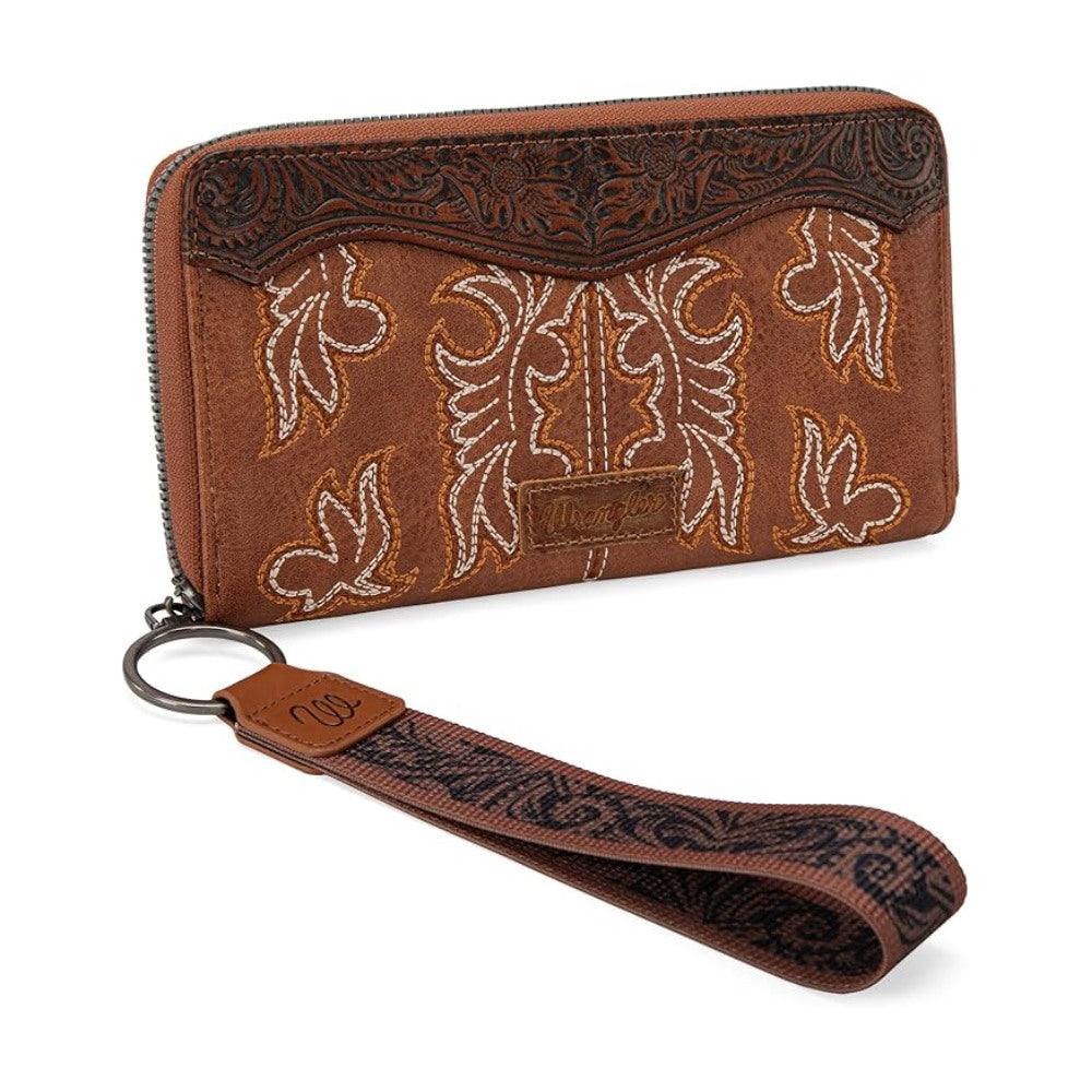 Wrangler Womens Embroidered Wallet/Wristlet