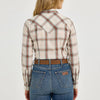 Wrangler Womens Essential Plaid Western Shirt