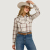 Wrangler Womens Essential Plaid Western Shirt