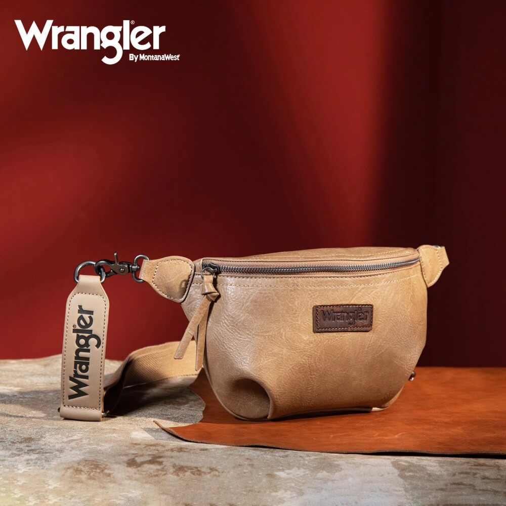 Wrangler Womens Fanny Pack Belt Sling Bag Khaki - WG82-194KH
