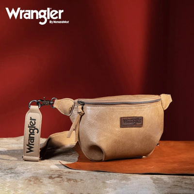 Wrangler Womens Fanny Pack Belt Sling Bag Khaki - WG82-194KH