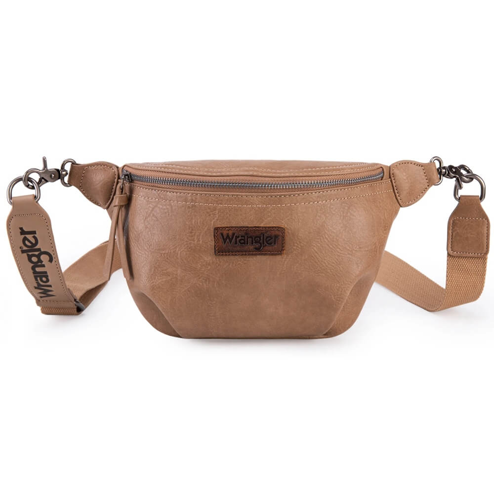 Wrangler Womens Fanny Pack Belt Sling Bag Khaki - WG82-194KH