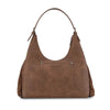 Wrangler Womens Fringe Floral Tooled Hobo Bag Coffee - WG265-3027CF
