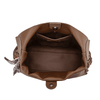 Wrangler Womens Fringe Floral Tooled Hobo Bag Coffee