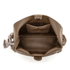 Wrangler Womens Fringe Floral Tooled Hobo Bag Khaki