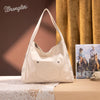 Wrangler Womens Fringe Studded Hobo Bag
