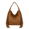 Wrangler Womens Fringe Studded Hobo Bag