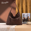 Wrangler Womens Fringe Studded Hobo Bag