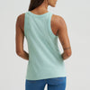 Wrangler Womens Graphic Goddess Tank Top Lichen Heather - 112375859