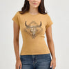 Wrangler Womens Graphic Shrunken T-Shirt