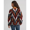 Wrangler Womens Hay Away Big Sky Sherpa Snap Jacket Brown - 112382669
